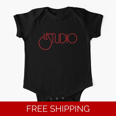 Le Studio Baby One-Piece Red Logo